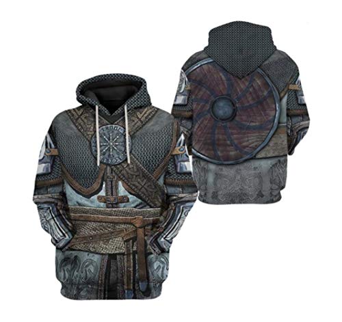 VIKINGS ARMOR HELM OF AWE HOODIE
