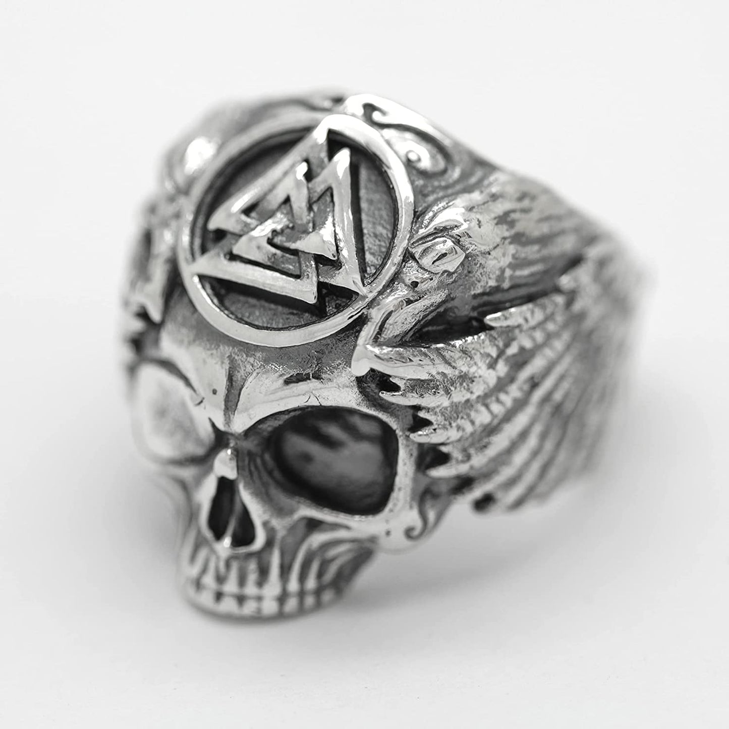 VIKING RING - VALKNUT SKULL