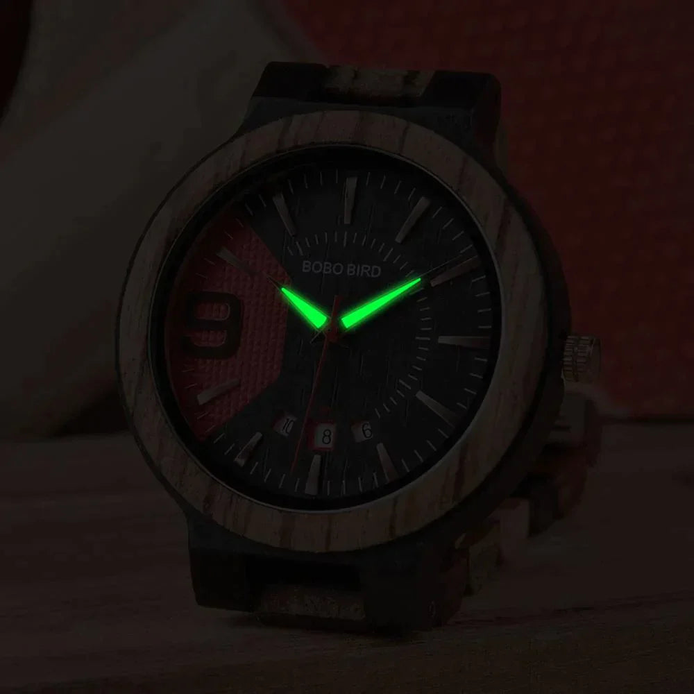 VIKING WOODEN WATCH WITH NORDIC DESIGN