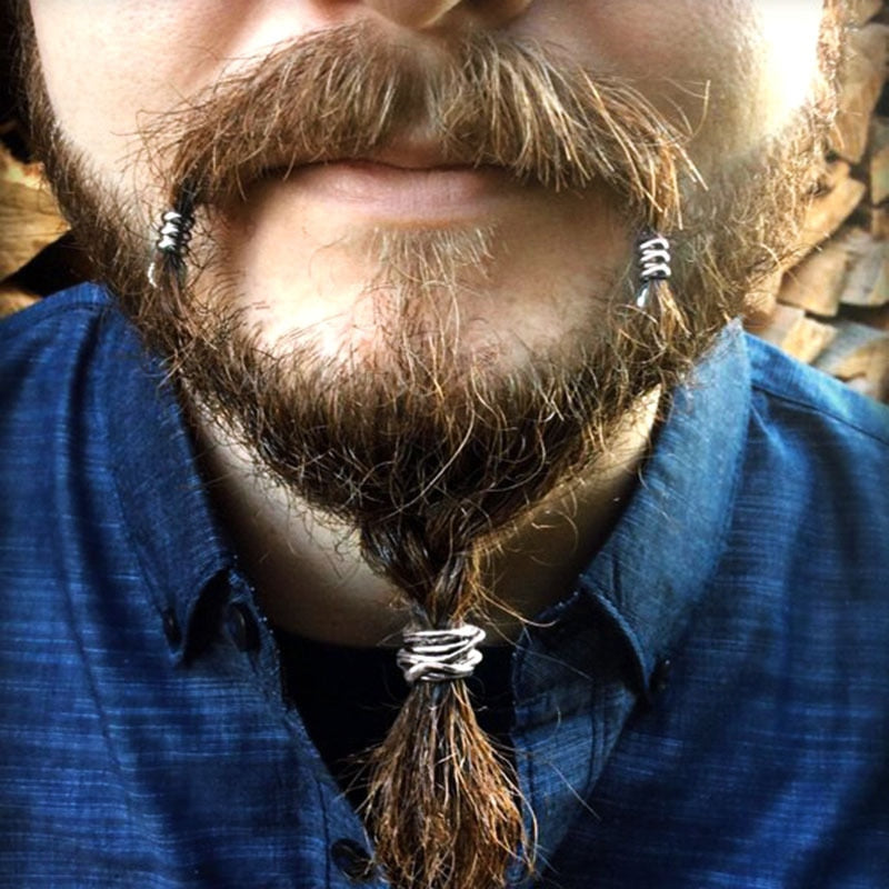 VIKING STRIPE BEADS FOR BEARD