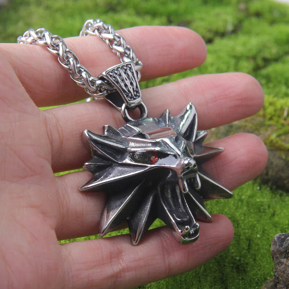 VIKING NECKLACE - HELHEIM WOLF