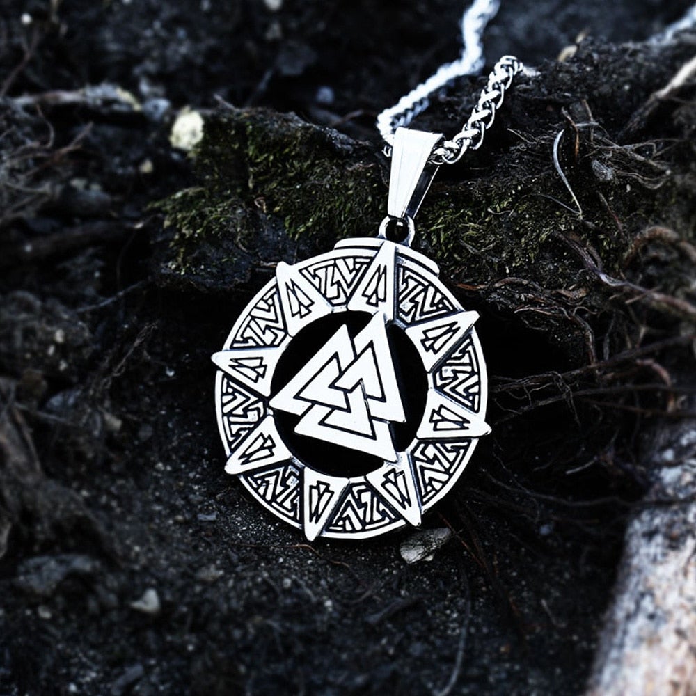 Wikinger Kette Walknut Symbol