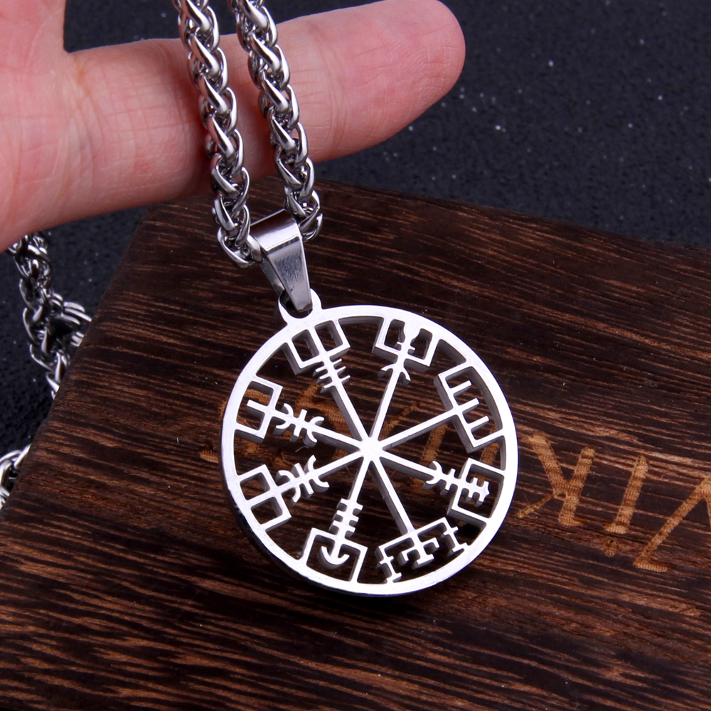 Wikinger Kette Vegvisir Symbol
