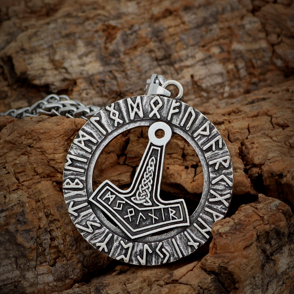 Thors Hammer Kette Runenkreis