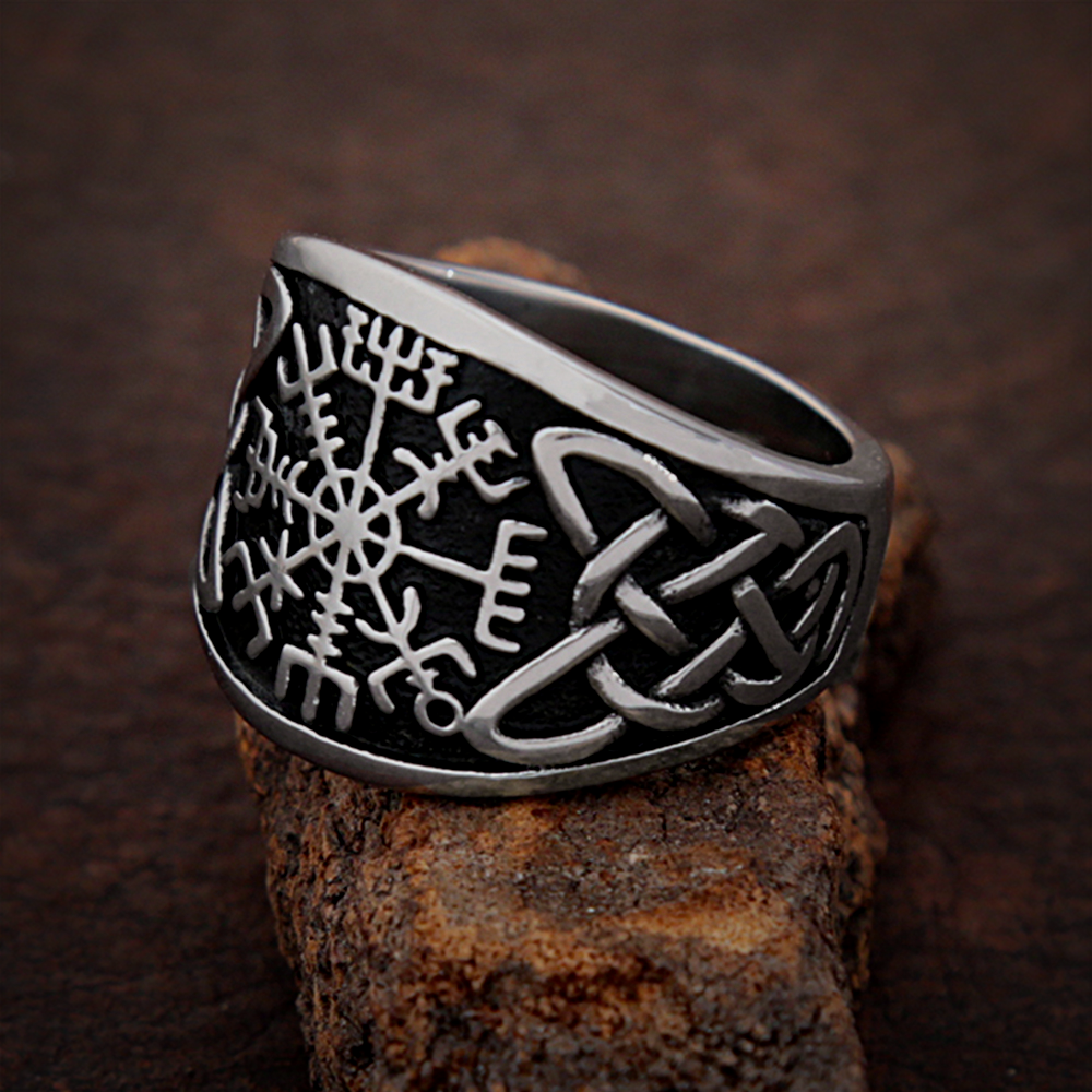 Wikinger Ring Nordischer Kompass