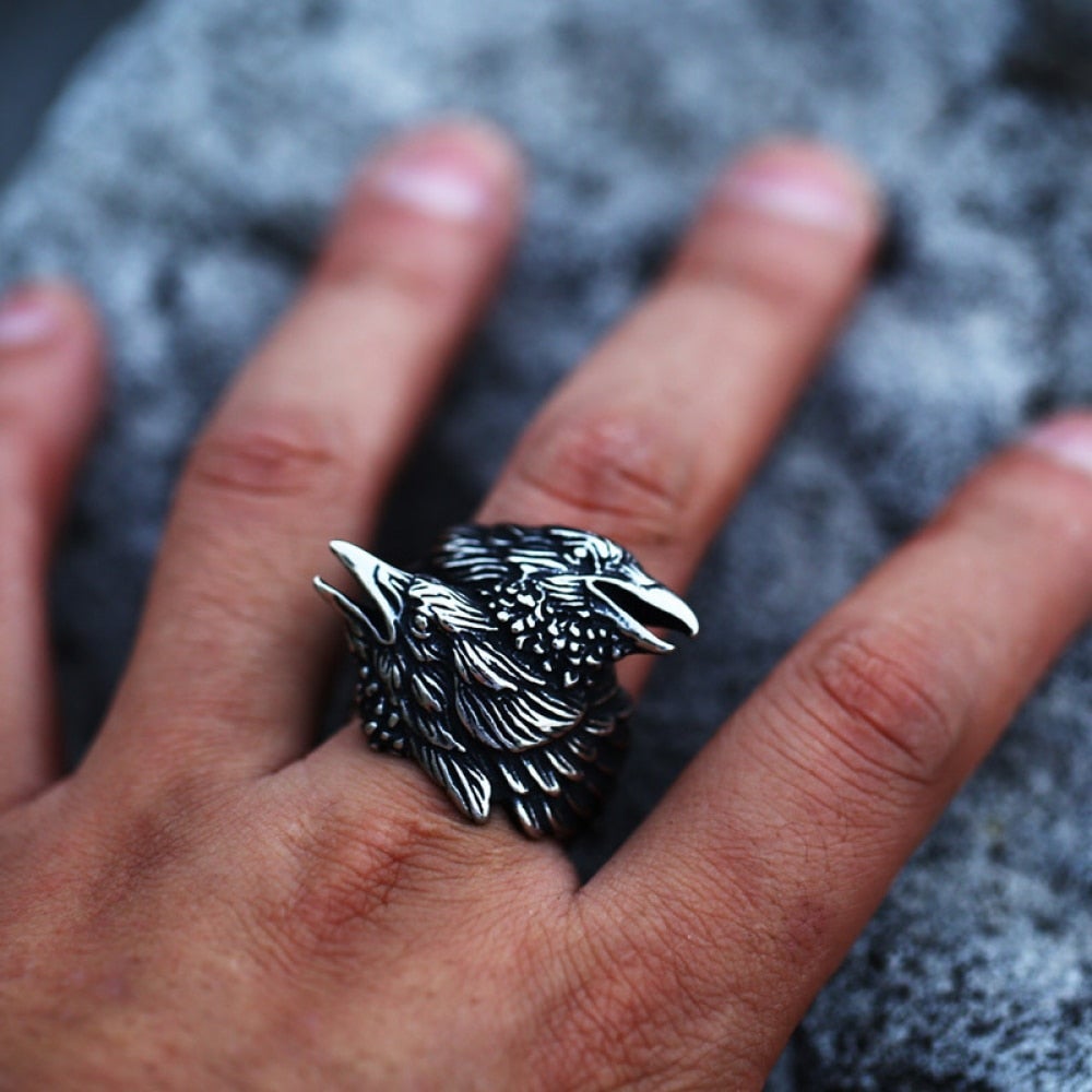 Wikinger Ring Odins Raben