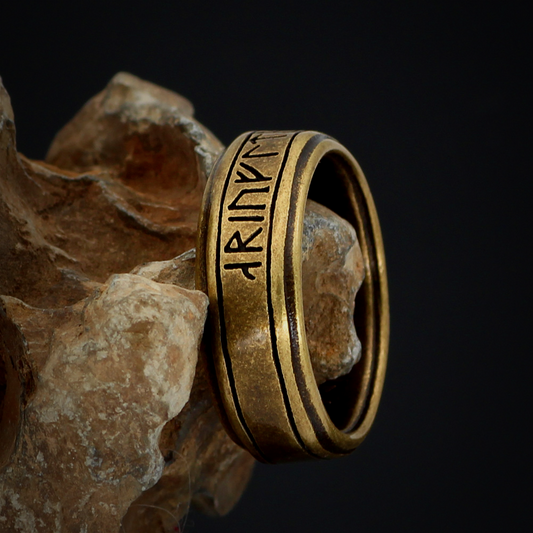 Wikinger Ring Futhark Runen