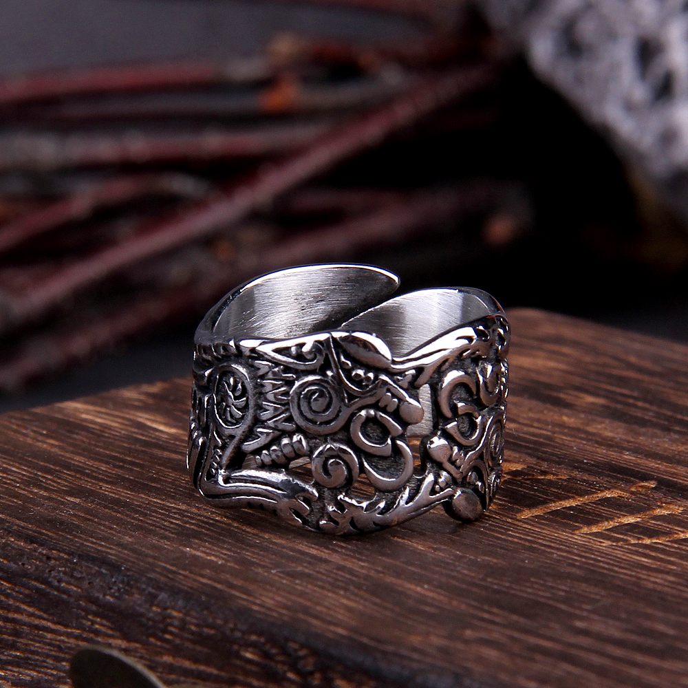 Wikinger Ring Fenriswolf