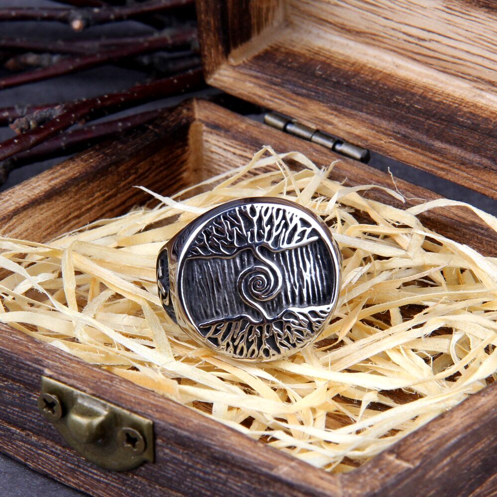 Wikinger Ring Weltenbaum