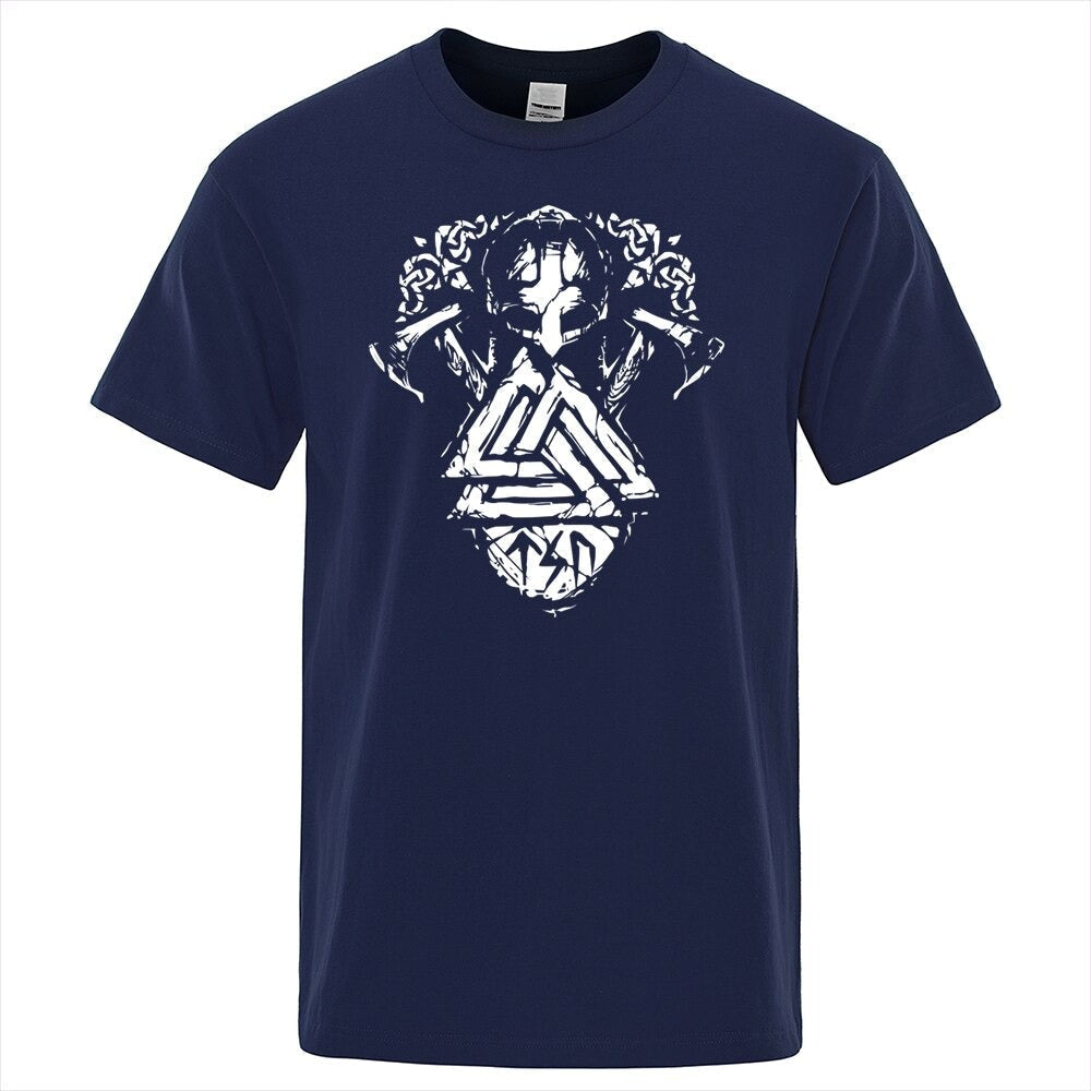 Wikinger T-Shirt Valknut Symbol
