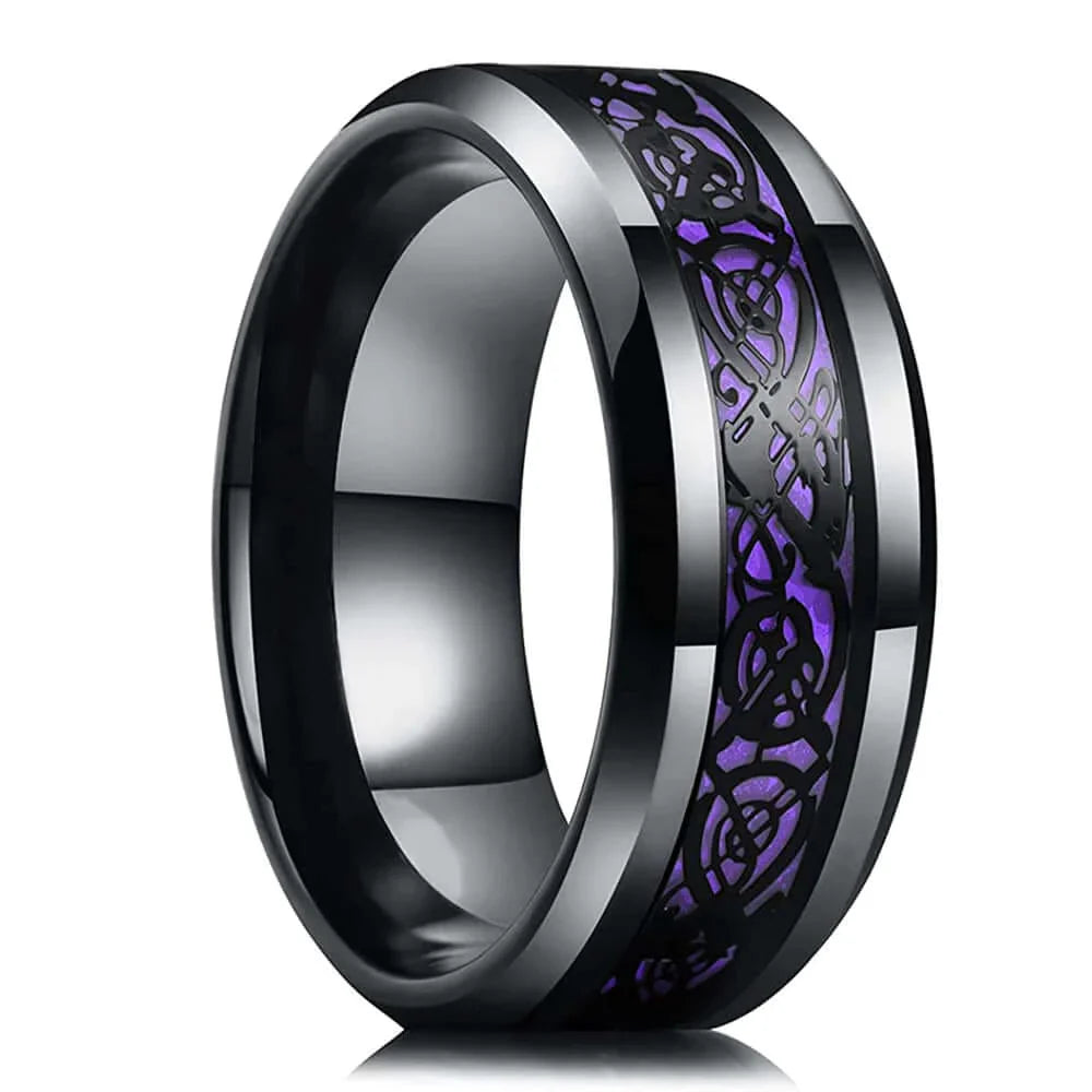 VIKING RING - TUNGSTEN CELTIC DRAGON