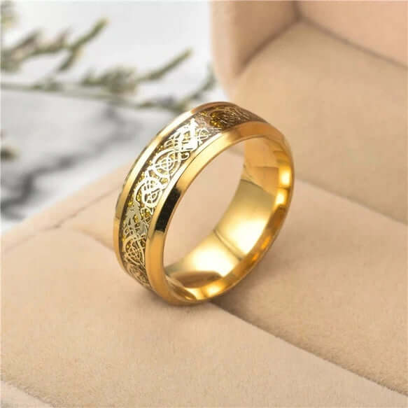 VIKING RING - DRAGON HEART