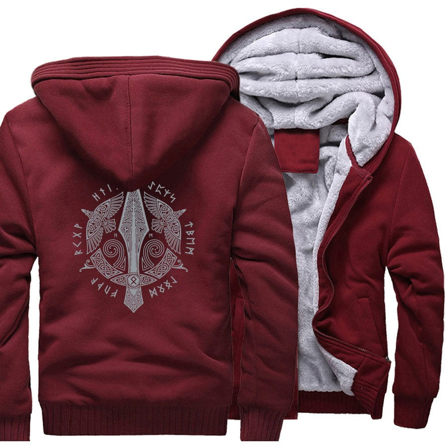 VIKING HOODIE WITH ODIN'S GUNGNIR