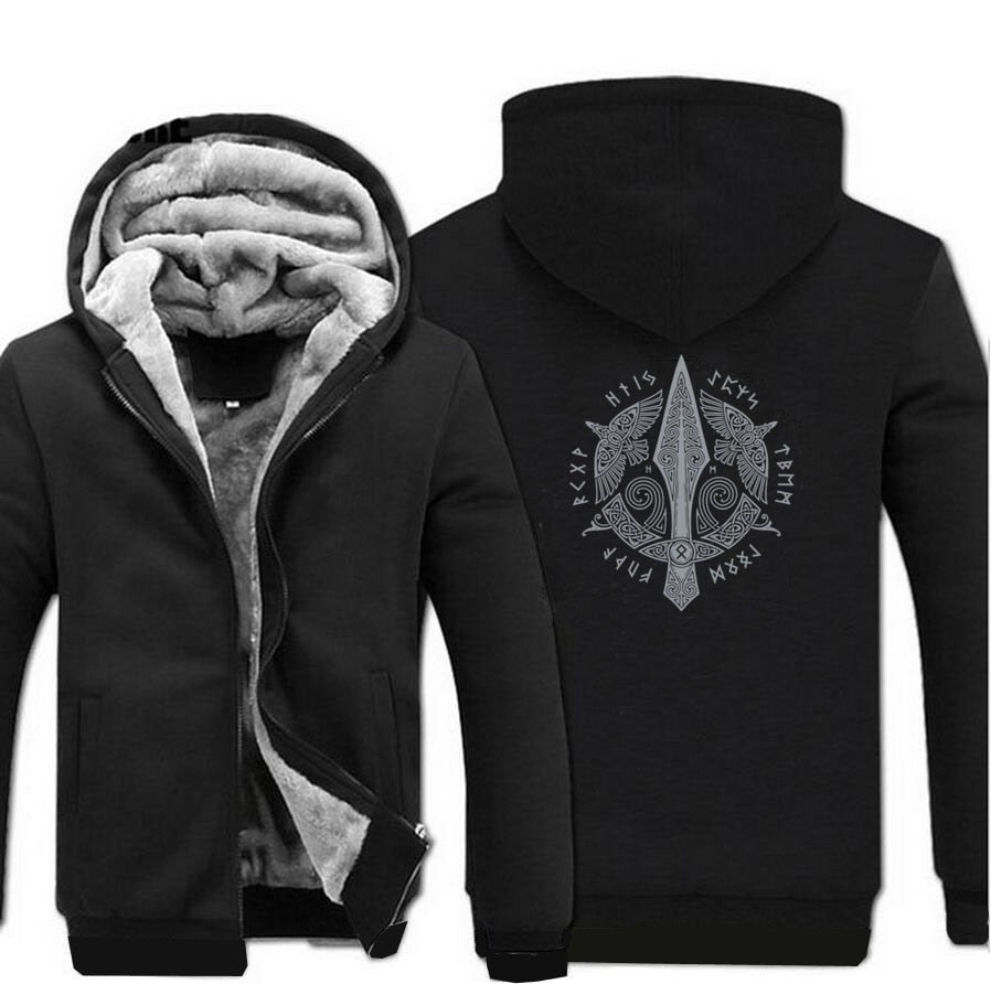 VIKING HOODIE WITH ODIN'S GUNGNIR