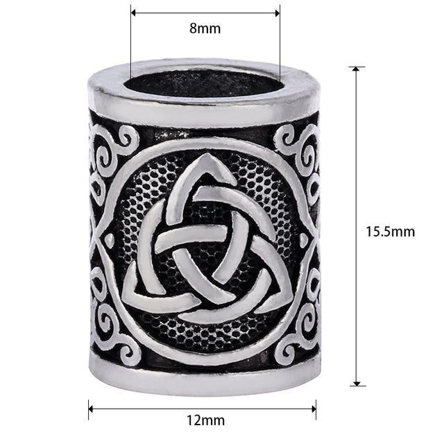 TRIQUETRA VIKING BEARD BEAD