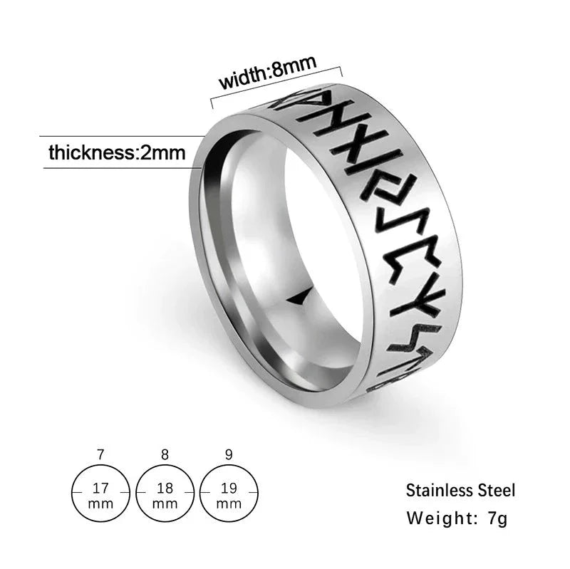 VIKING RING - Runes