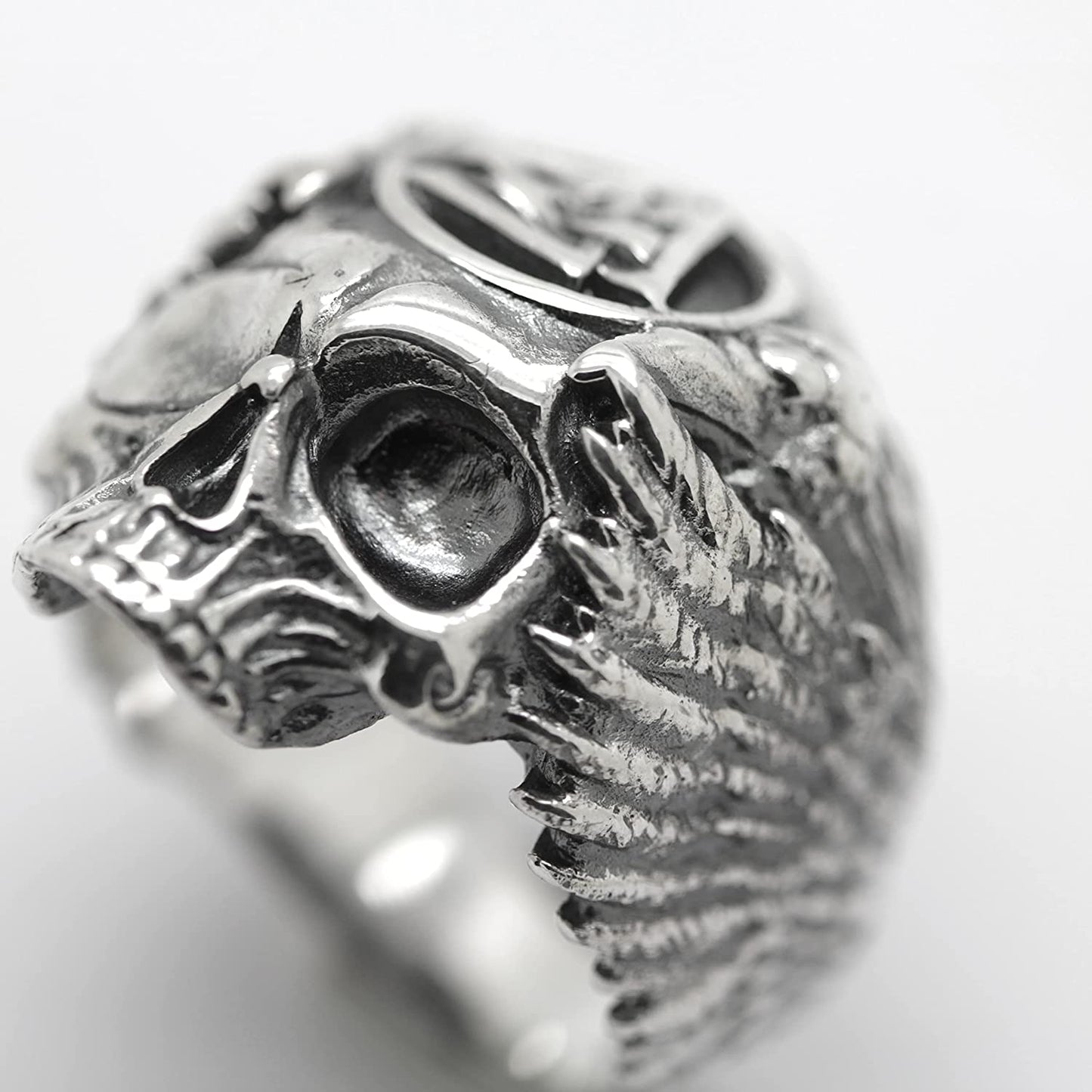 VIKING RING - VALKNUT SKULL