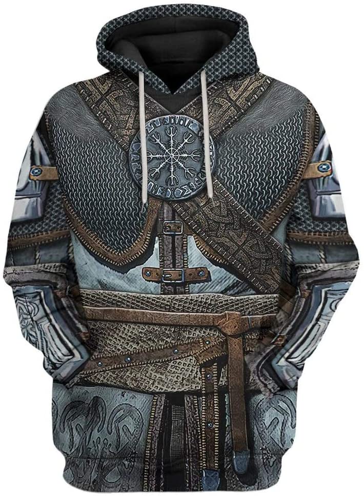 VIKINGS ARMOR HELM OF AWE HOODIE