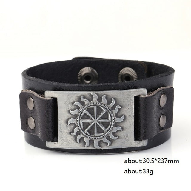 THE KOLOVRAT - SUN SYMBOL VIKING BRACELET