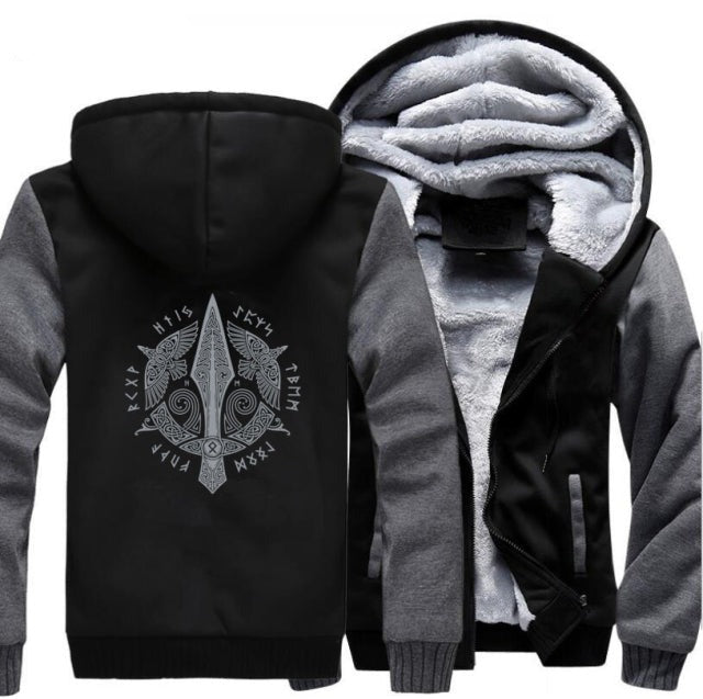 VIKING HOODIE WITH ODIN'S GUNGNIR