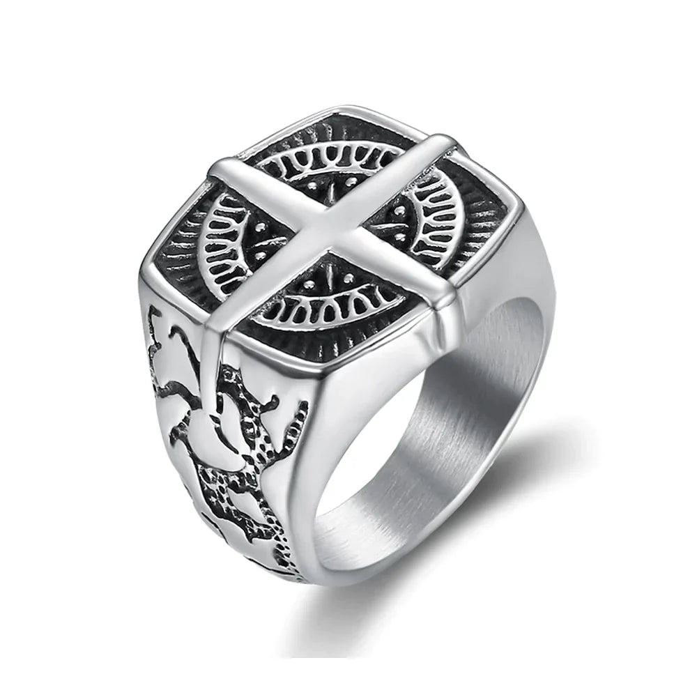 VIKING RING - SEAFARER COMPASS