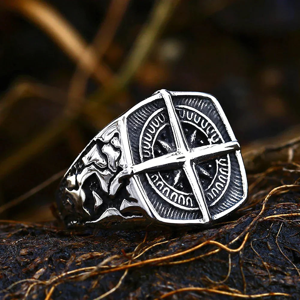 VIKING RING - SEAFARER COMPASS