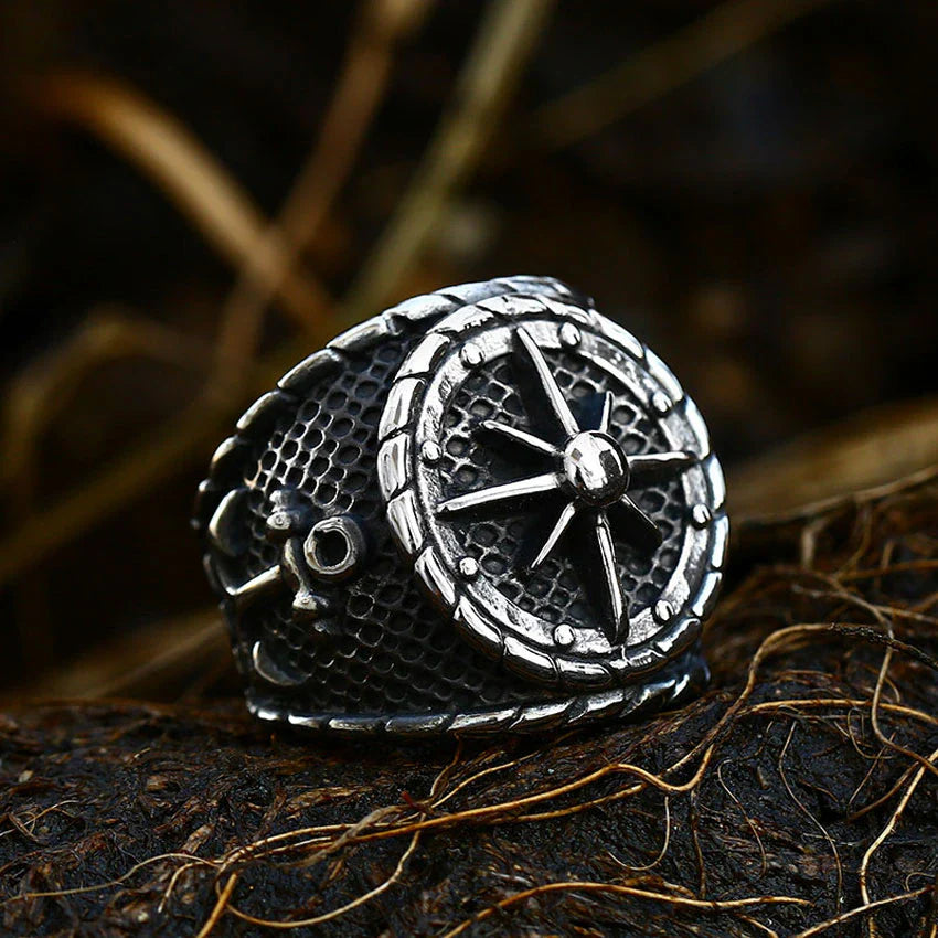 VIKING RING - NORTH STAR COMPASS