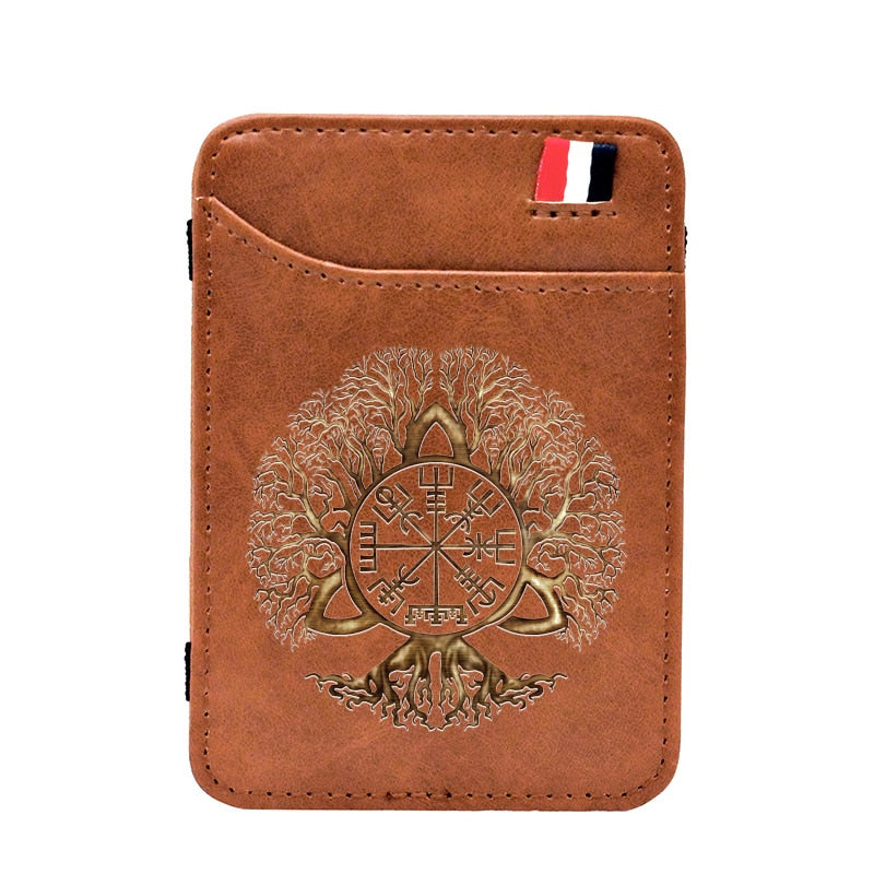 VIKING WALLET WITH YGGDRASIL TREE OF LIFE PRINT