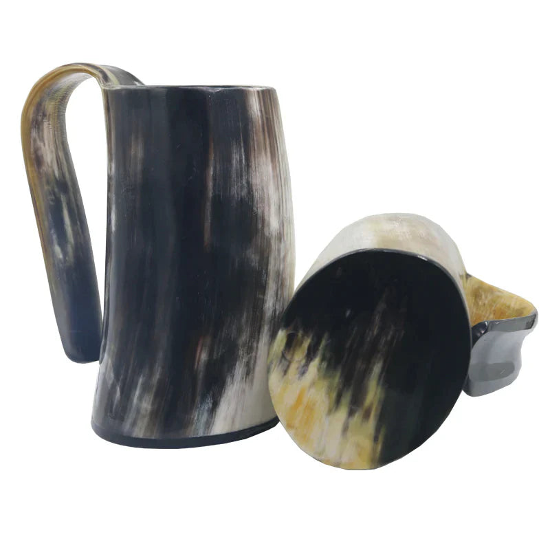 MEDIEVAL VIKING HORN TANKARD CUP