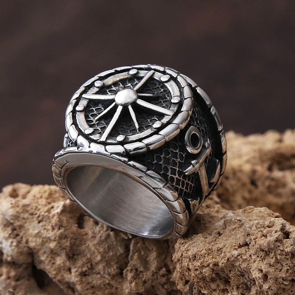 VIKING RING - NORTH STAR COMPASS