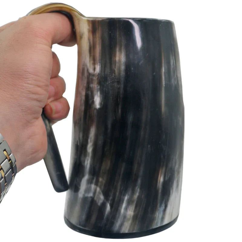 MEDIEVAL VIKING HORN TANKARD CUP