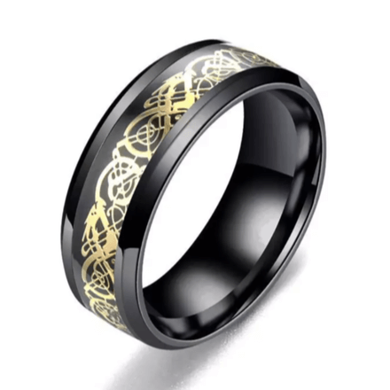 VIKING RING - DRAGON HEART