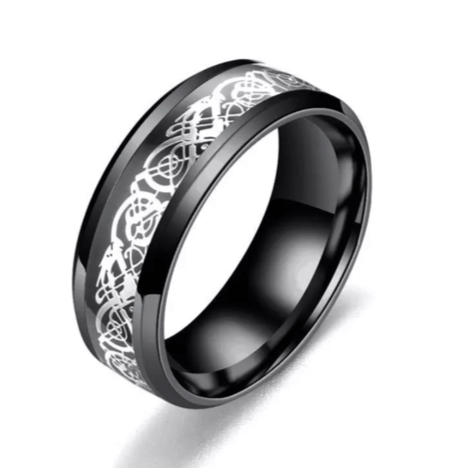 VIKING RING - DRAGON HEART