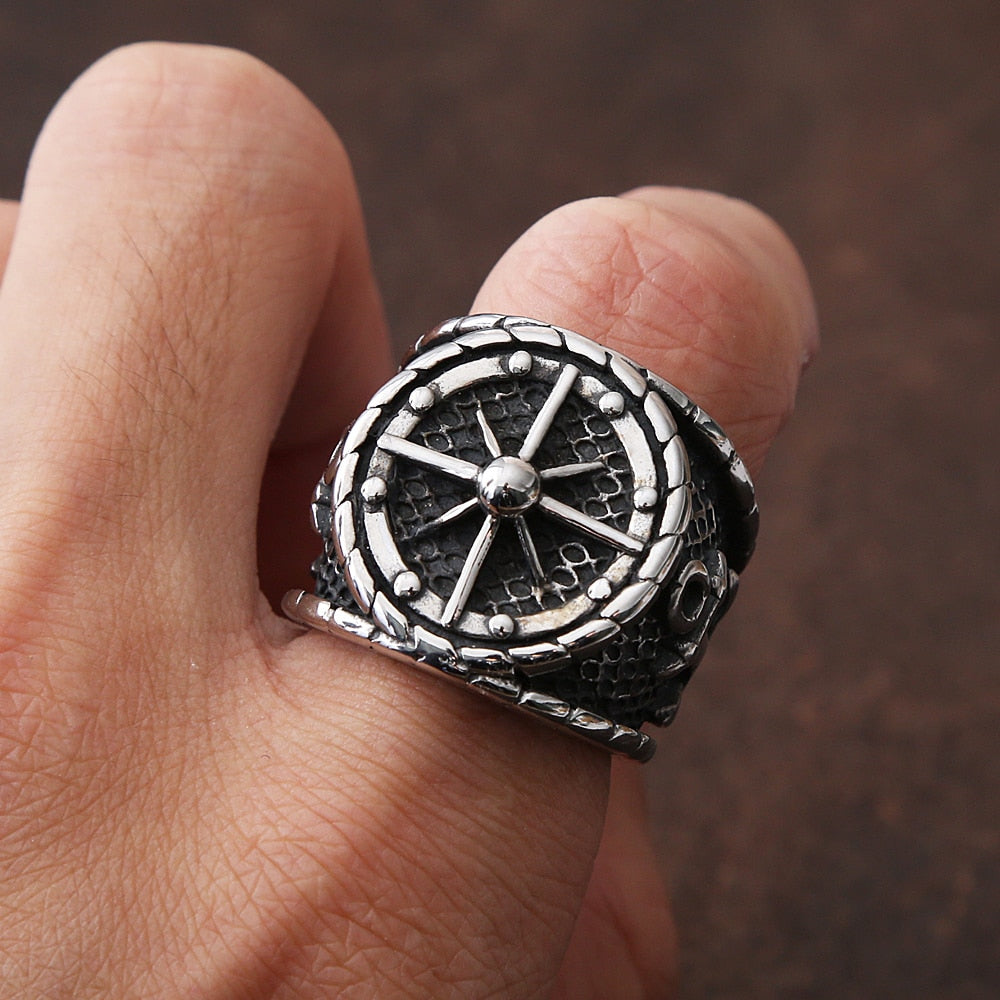 VIKING RING - NORTH STAR COMPASS