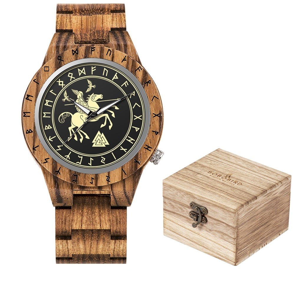 VIKING WOODEN WATCH – VIKING WARRIOR