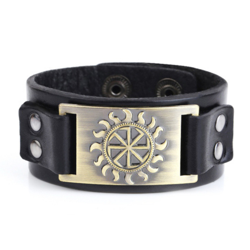 THE KOLOVRAT - SUN SYMBOL VIKING BRACELET