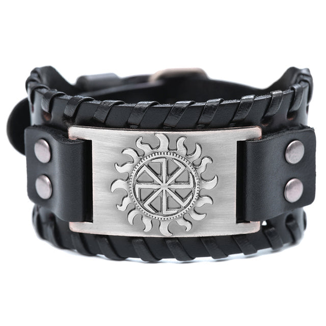 THE KOLOVRAT - SUN SYMBOL VIKING BRACELET