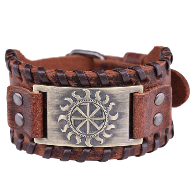 THE KOLOVRAT - SUN SYMBOL VIKING BRACELET