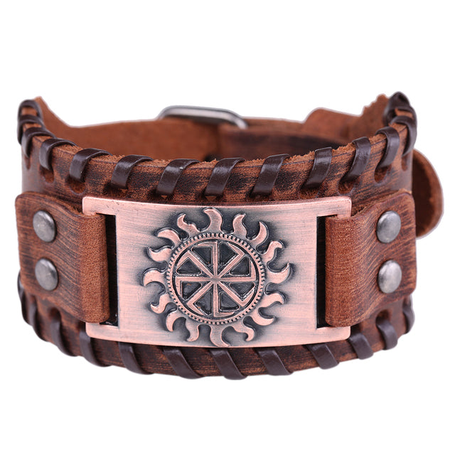 THE KOLOVRAT - SUN SYMBOL VIKING BRACELET