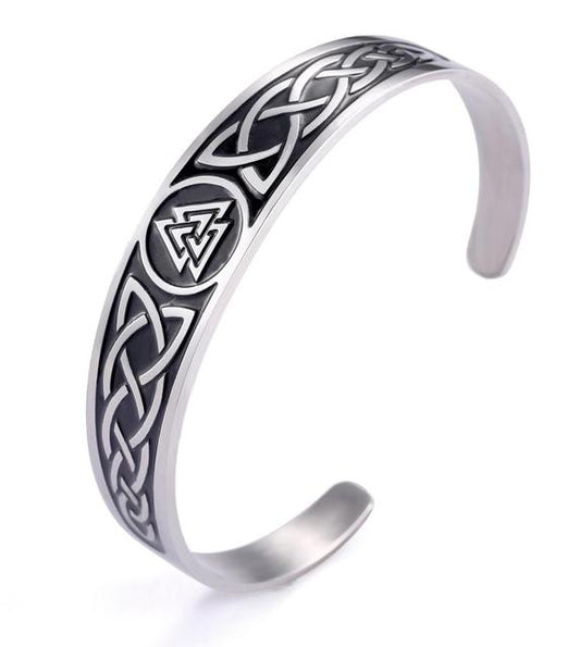 VIKING CUFF - VALKNUT PATTERN