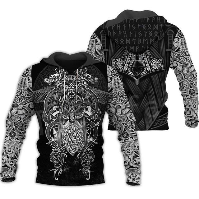 NORSE TATTOOS (VIKING HOODIE)