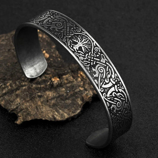 VIKING CUFF - YGGDRASIL TREE OF LIFE