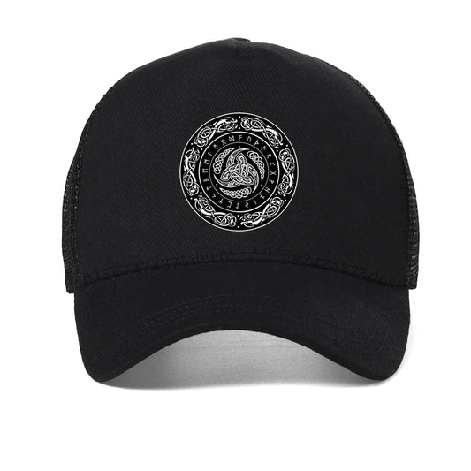 VIKING RUNE BASEBALL CAP – NORSE KNOTWORK DESIGN
