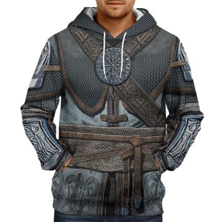 VIKINGS ARMOR HELM OF AWE HOODIE