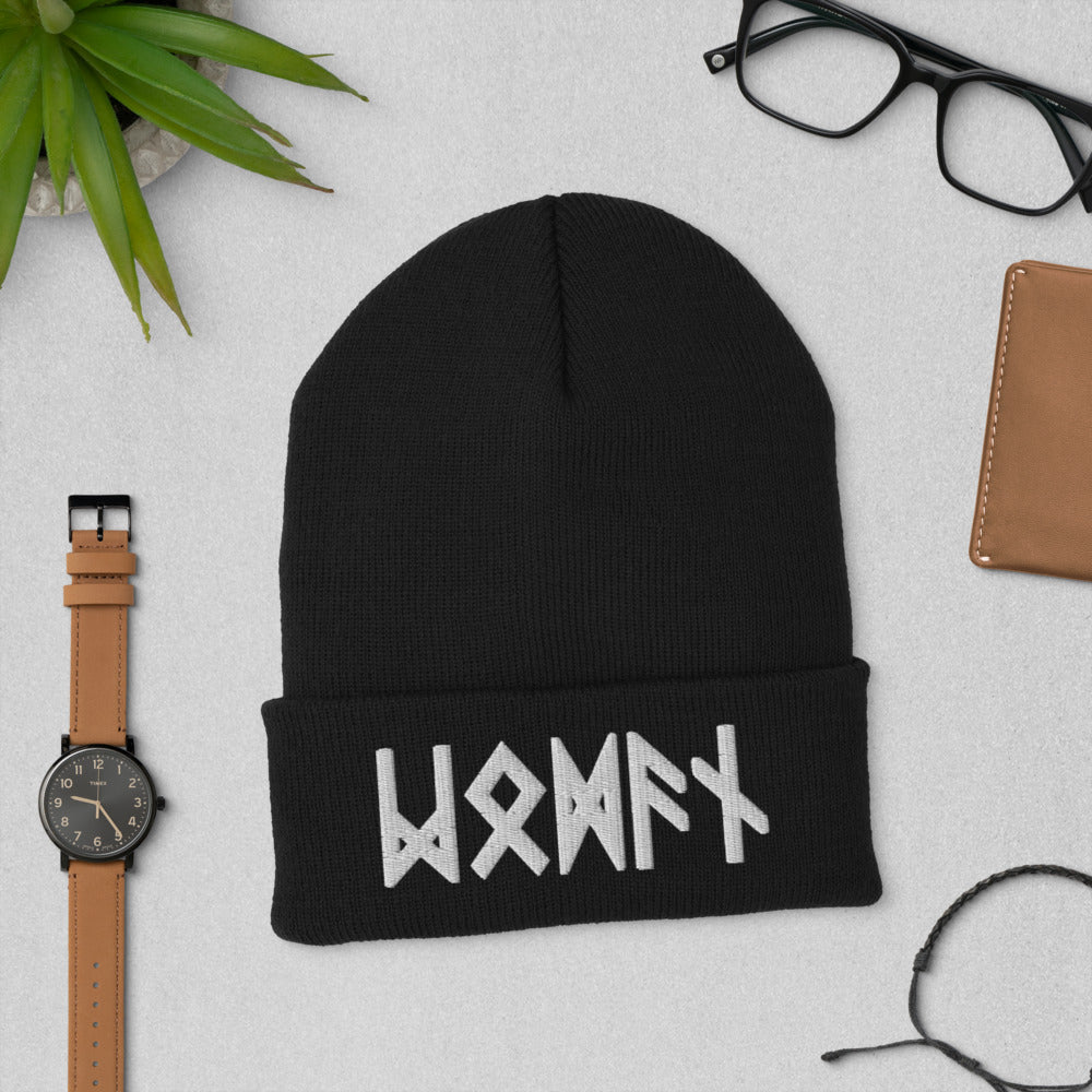 ODIN OLD FUTHARK VIKING BEANIE