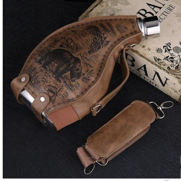 Stainless Steel Viking Contour Flask