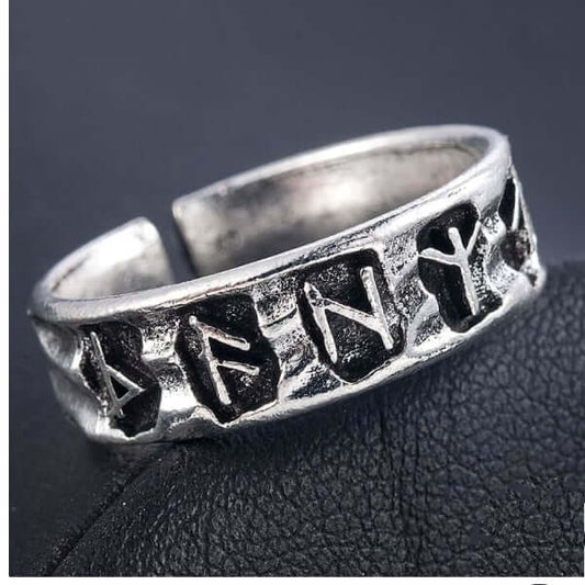 VIKING RING - ANCIENT FUTHARK RUNES