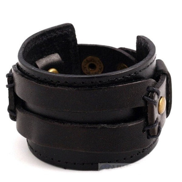 VIKING LARGE BRACELET BERSEKER - ULFHEDNAR (LEATHER)