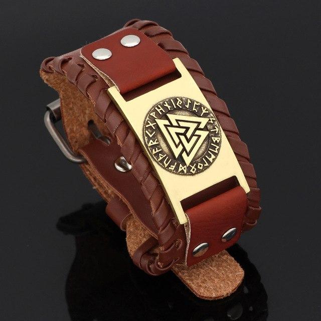 LEATHER BRACELET FOR VALKNUT