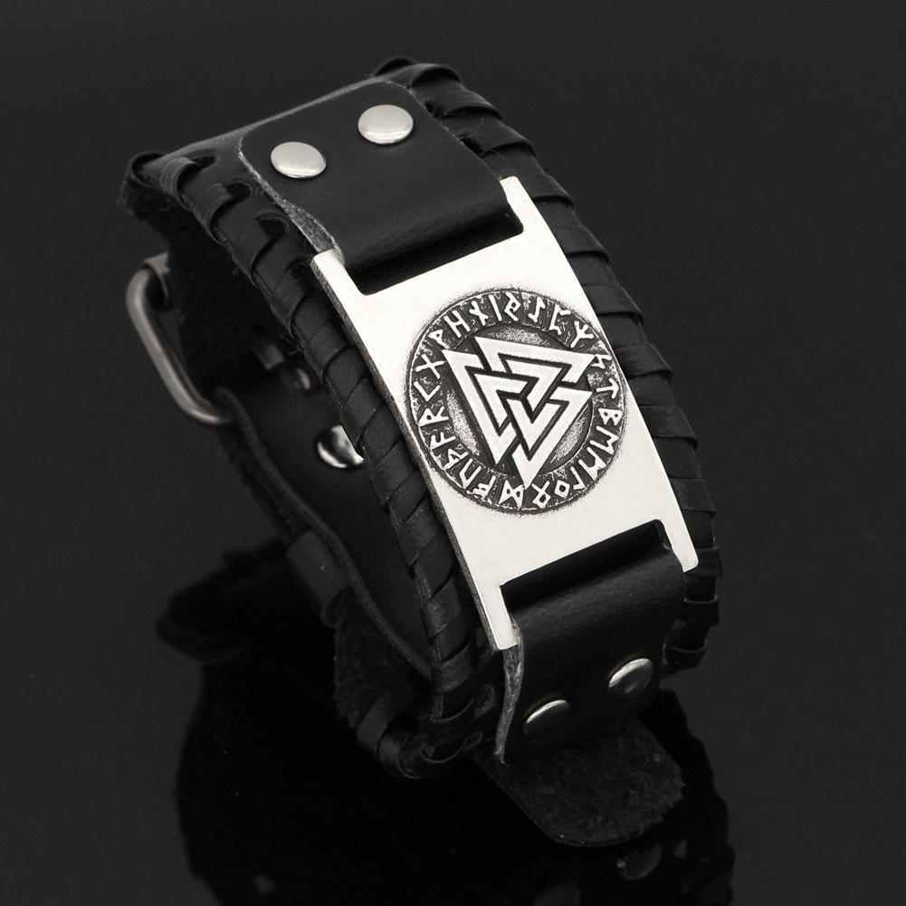 LEATHER BRACELET FOR VALKNUT